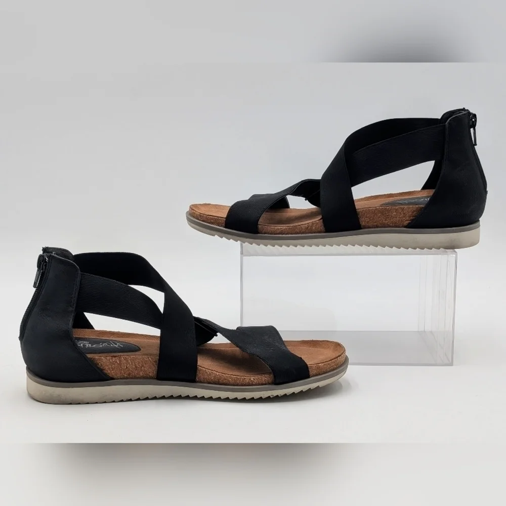 Eurosoft Size 8 M Women's Black Strappy Sandals - Chic & Comfortable - Picture 6 of 15